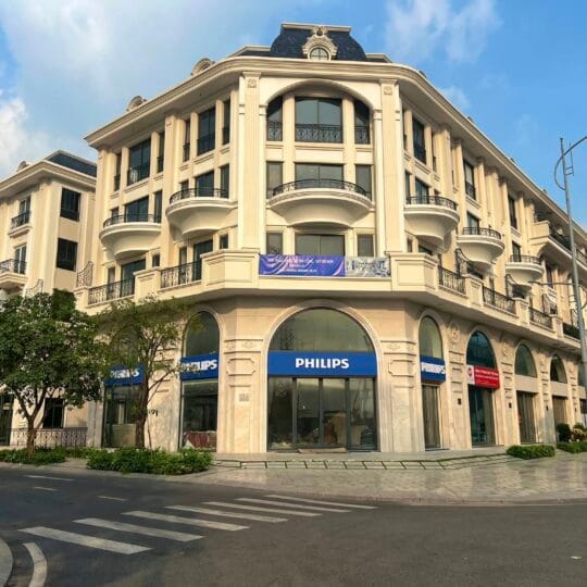 Bán nhà phố góc 276m2 mặt tiền 150 Đinh Thị Thi Vạn Phúc City